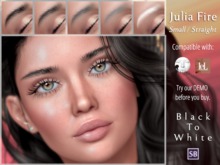 Eyebrows, LeLutka Evolution/Origins: JuliaFire.Small.Straight.BlackToWhite