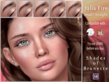 Eyebrows, LeLutka Evolution/Origins: JuliaFire.Small.Straight.Brunette