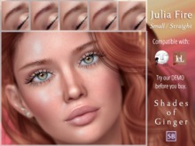Eyebrows, LeLutka Evolution/Origins: JuliaFire.Small.Straight.Ginger