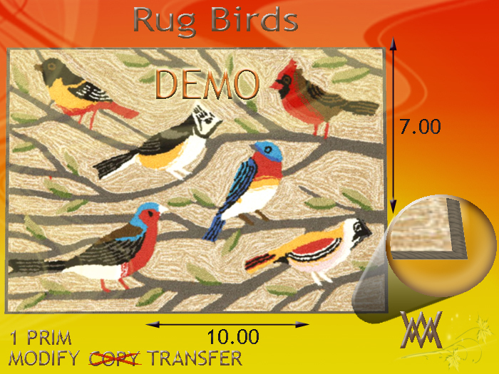 Rug Birds by Wild Motley DEMO