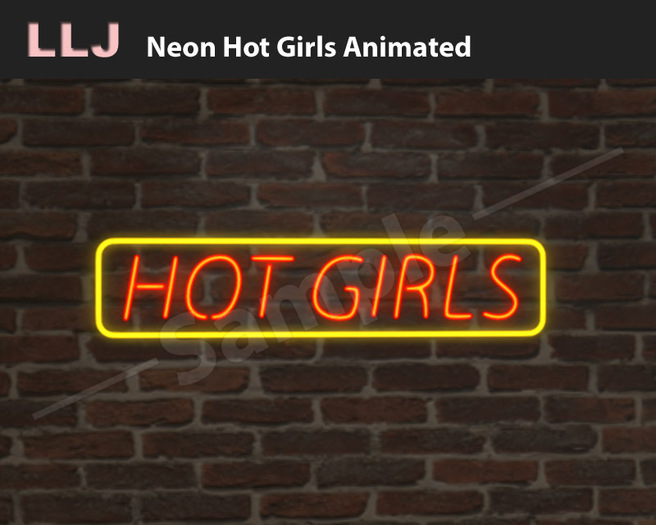 LLJ Neon Hot Girls Animated