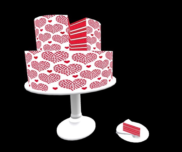 Valentine Red Velvet Cake