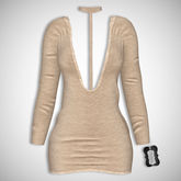 ChicModa // Macie Dress // NUDE