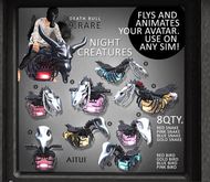 AITUI - Hoverable Night Creatures - Pink Snake