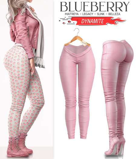 Blueberry - Dynamite - Leggings On Steroids - Pixie