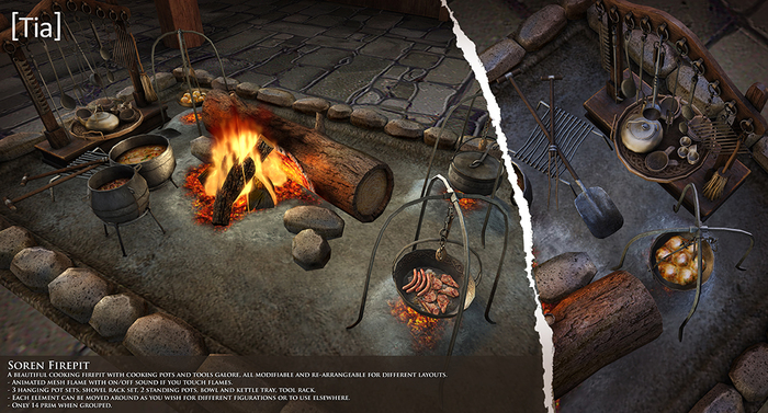 [Tia] Soren - Longhall Firepit (Boxed)