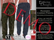 *ED DEMO Rugged Cargo Pants - ALL