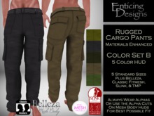 *ED Rugged Cargo Pants ColorSet B
