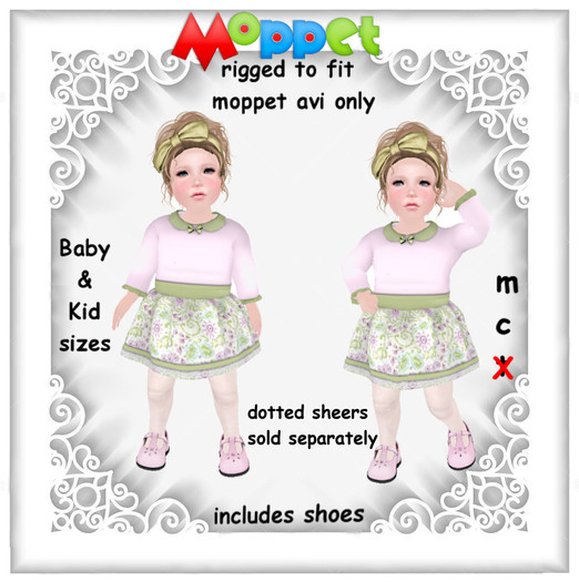 Moppet Pink Plumb Dress Set