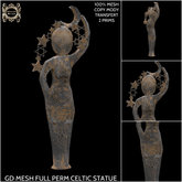 GD MESH FULL PERM CELTIC STATUE