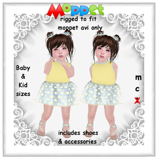 Moppet Waiting for Spring Set