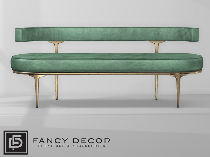 Fancy Decor: Capsule Sofa - Green (pg)