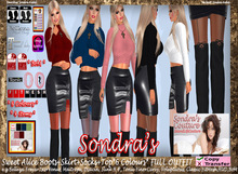 *Sondra's Sweet Alice Boots+Skirt+Socks+Top *6 Colours* (add)