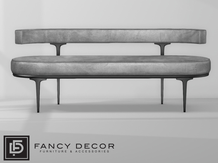Fancy Decor: Capsule Sofa - Gray (pg)