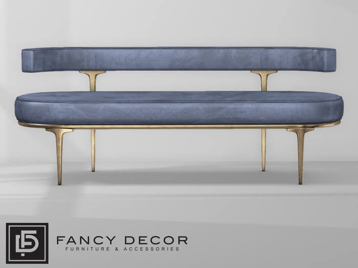 Fancy Decor: Capsule Sofa - Blue (pg)