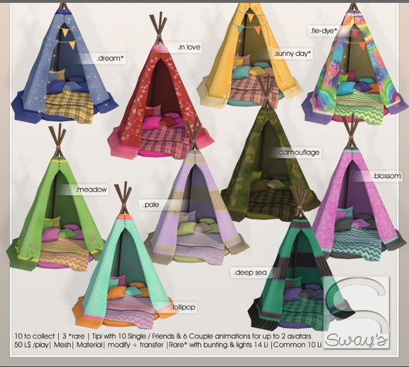 Sway's [Atepa] Tipi . sunny day RARE