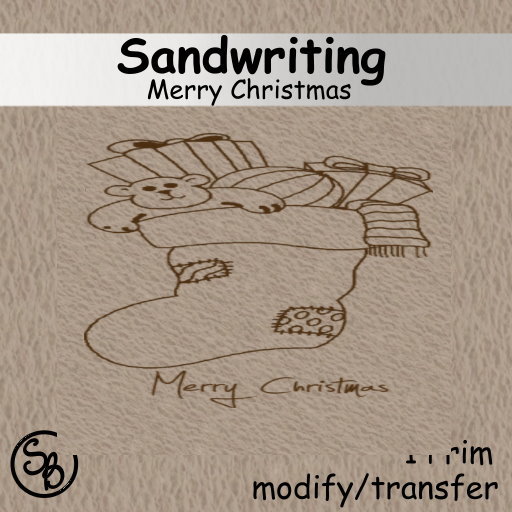Sandwriting ~ Merry Christmas