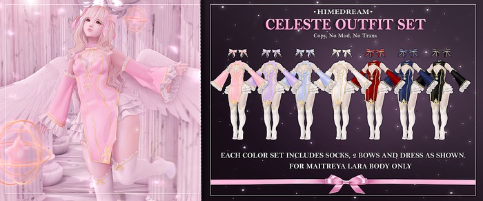 {HIME*DREAM} Celeste Outfit Set - Purple (UNPACK ME)