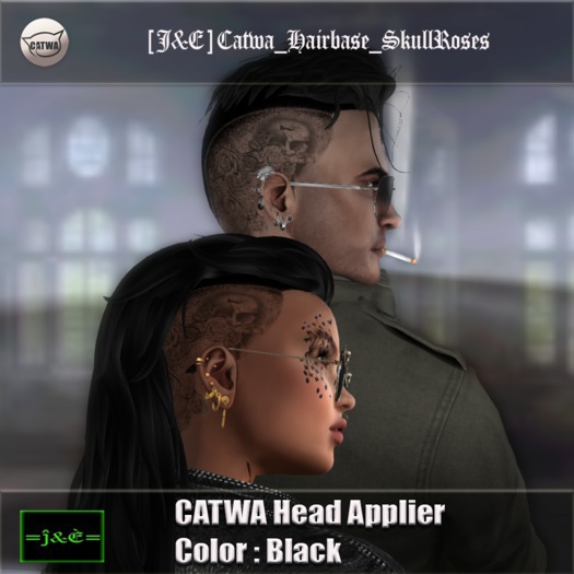 [J&E]Catwa_Hairbase_SkullRoses_Update