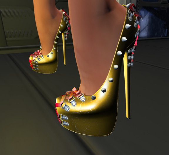 P302 SINSATION high heels gold