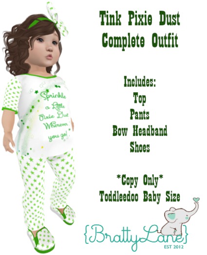 {BL}Tink Pixie Dust Complete Outfit(Boxed)