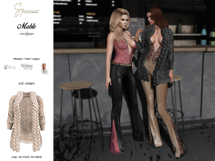 S&P Mable cardigan cream (wear to unpack)