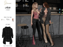 S&P Mable cardigan black (wear to unpack)