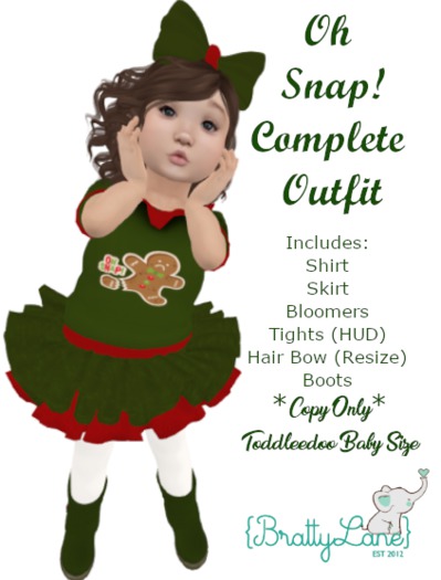 {BL}Oh Snap Complete Outfit(Boxed)