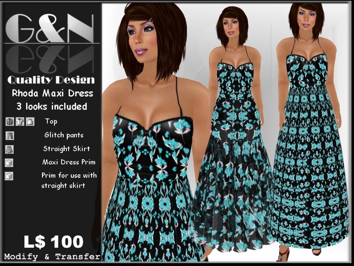 G&N Quality Design Rhoda Maxi Dress 