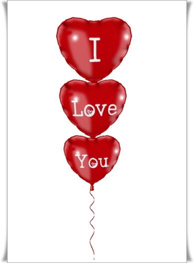 [LiZz CreaTions]Valentine balloons I LOVE YOU   (Add/ Unpack)