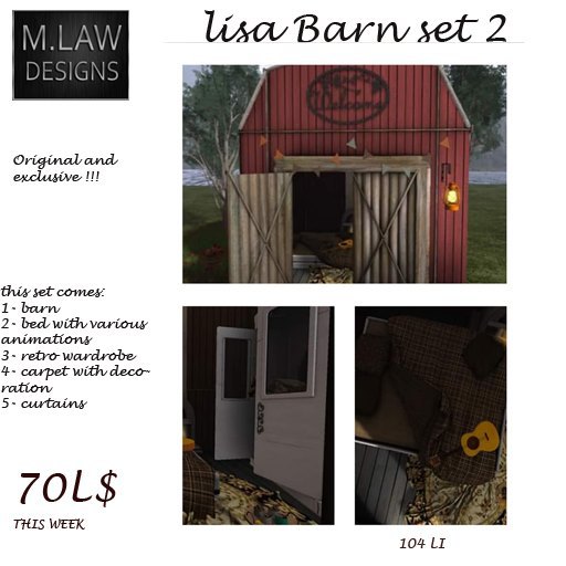 .:M.LAW:. Lisa barn SET 2 BOX