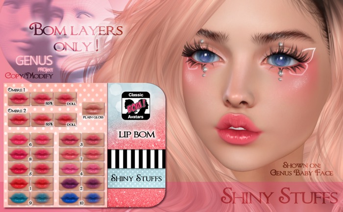 ~Shiny Stuffs~ Genus BOM Lip BOM (add me)