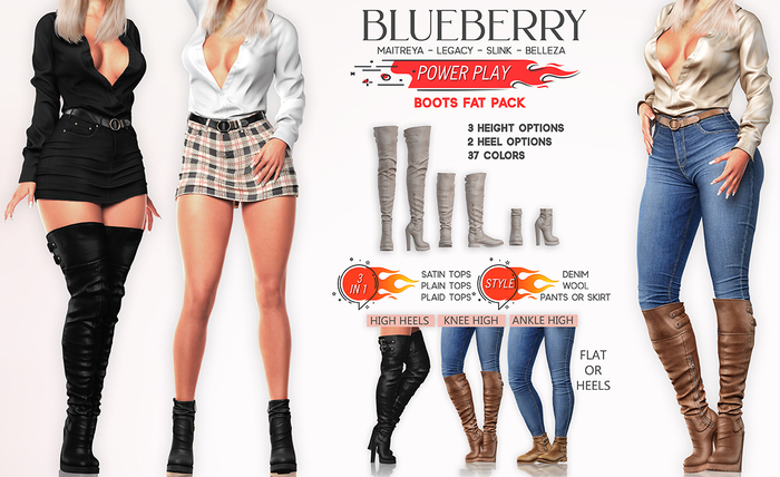 Blue Berry Women Over Knee High Boots