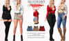 Blueberry power play boots skirt fat pack