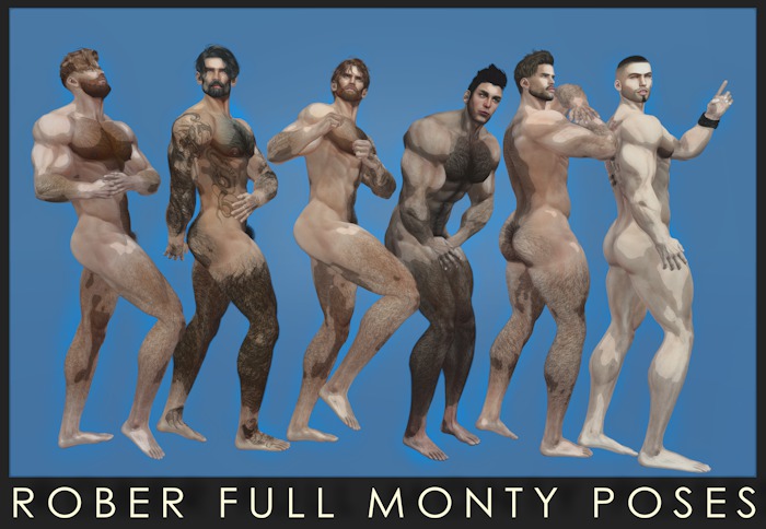 ROBER FULL MONTY LINE POSES (ADD IT)