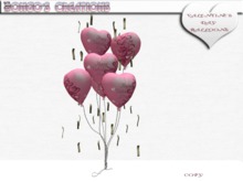 BMC464 - HAPPY VALENTINE'S DAY BALLOONS.