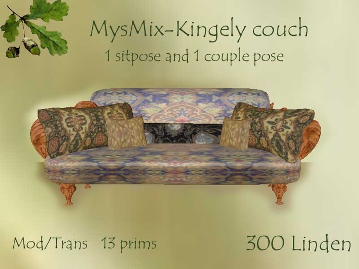 MysMix-Kingely couch boxed