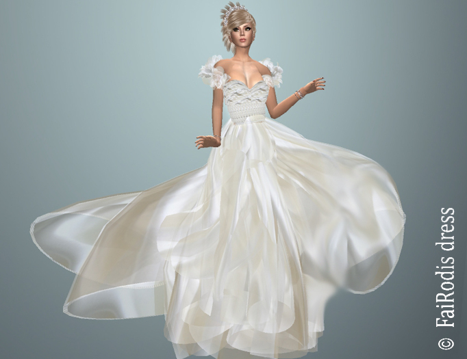 FaiRodis Pearl Flower dress long pack FOR all avatars DEMO
