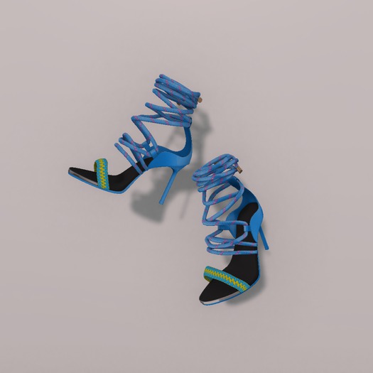 MX // Laced Heels - Cobalt (Wear Me)