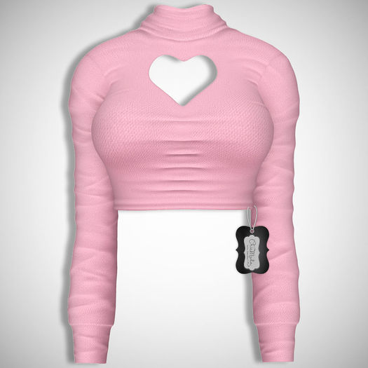 ChicModa // Ettie Heart Top // PINK