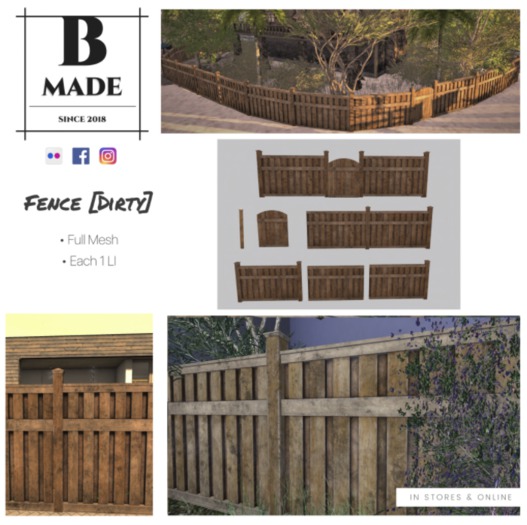 B-Made Fence Set [Dirty]