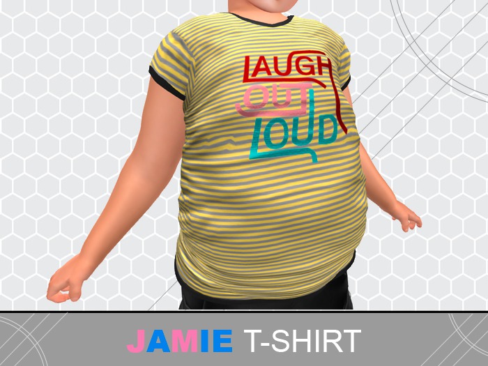 [Zero-One] LaughOutLoud [T-SHIRT] PIGGU-JAMIE