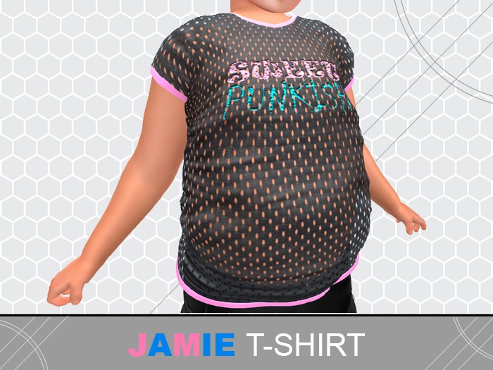 [Zero-One] SweetPunkish [T-SHIRT] PIGGU-JAMIE