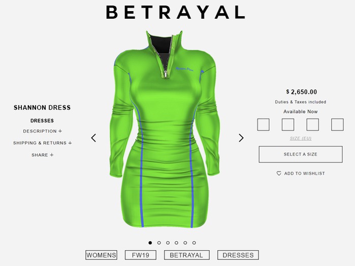 BETRAYAL. Shannon Dress LIME