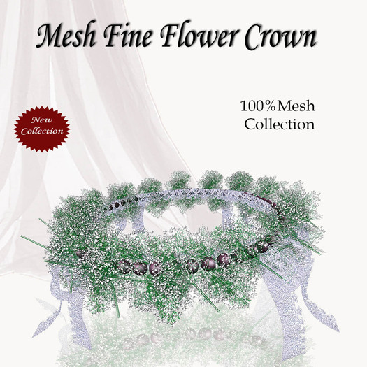 Mesh Fine Flower Crown v. 1