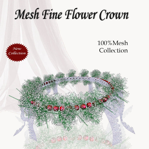 Mesh Fine Flower Crown v. 2