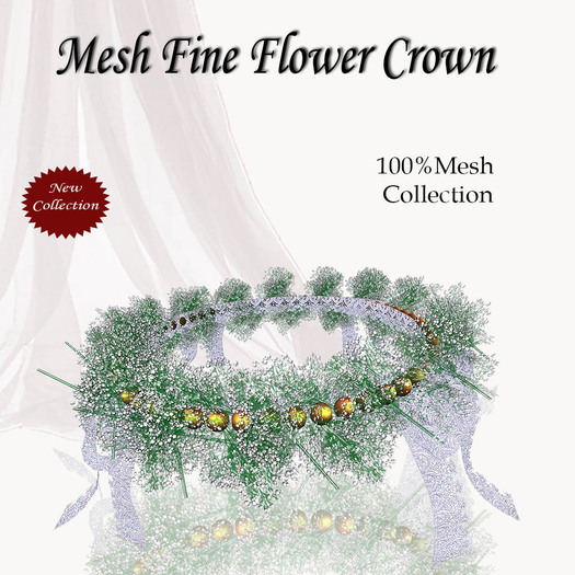 Mesh Fine Flower Crown v. 4