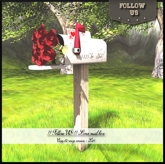 !! Follow US !! Love mailbox (resize) COPY version BOX