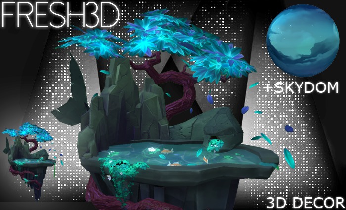 Fresh3D Floating Fantasy Island