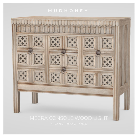MH Meera Console - Wood Light